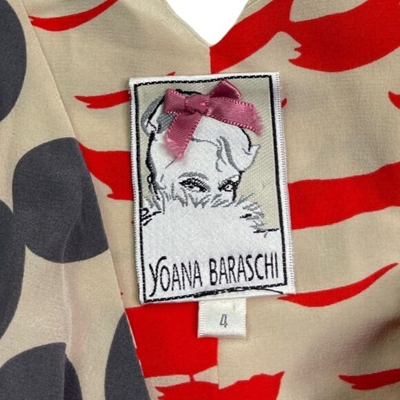 Yoana Baraschi Silk V-neck Dress - Picture 6 of 6